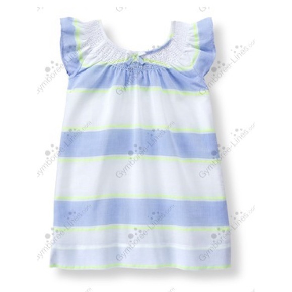 Janie & Jack Striped Dress Coverup - Picture 1 of 4
